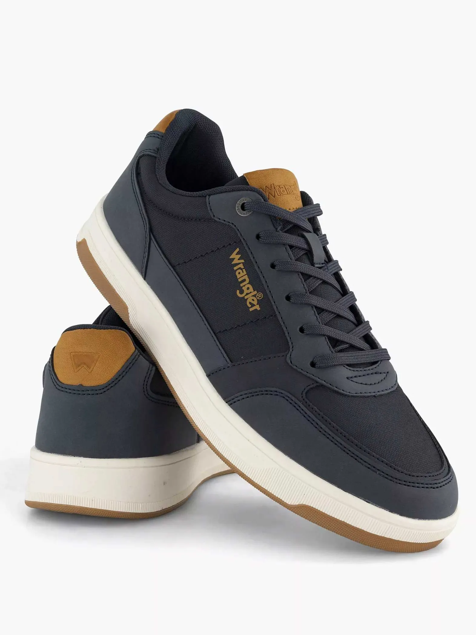 Wrangler Marine Blauwe Sneaker-Heren Sneakers