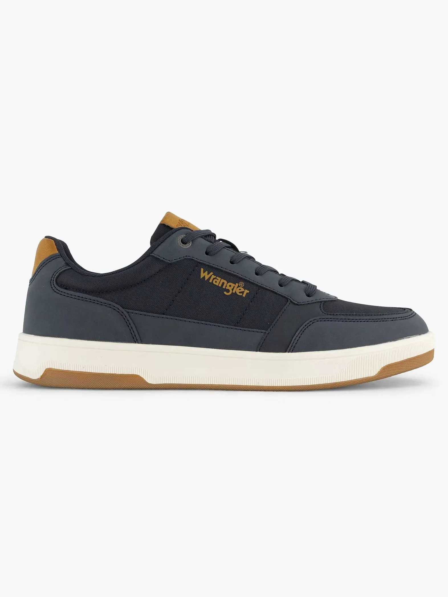 Wrangler Marine Blauwe Sneaker-Heren Sneakers