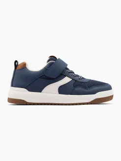 Vty Marineblauwe Velcro Sneaker-Kinderen Jongensschoenen