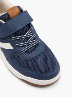 Vty Marineblauwe Velcro Sneaker-Kinderen Jongensschoenen