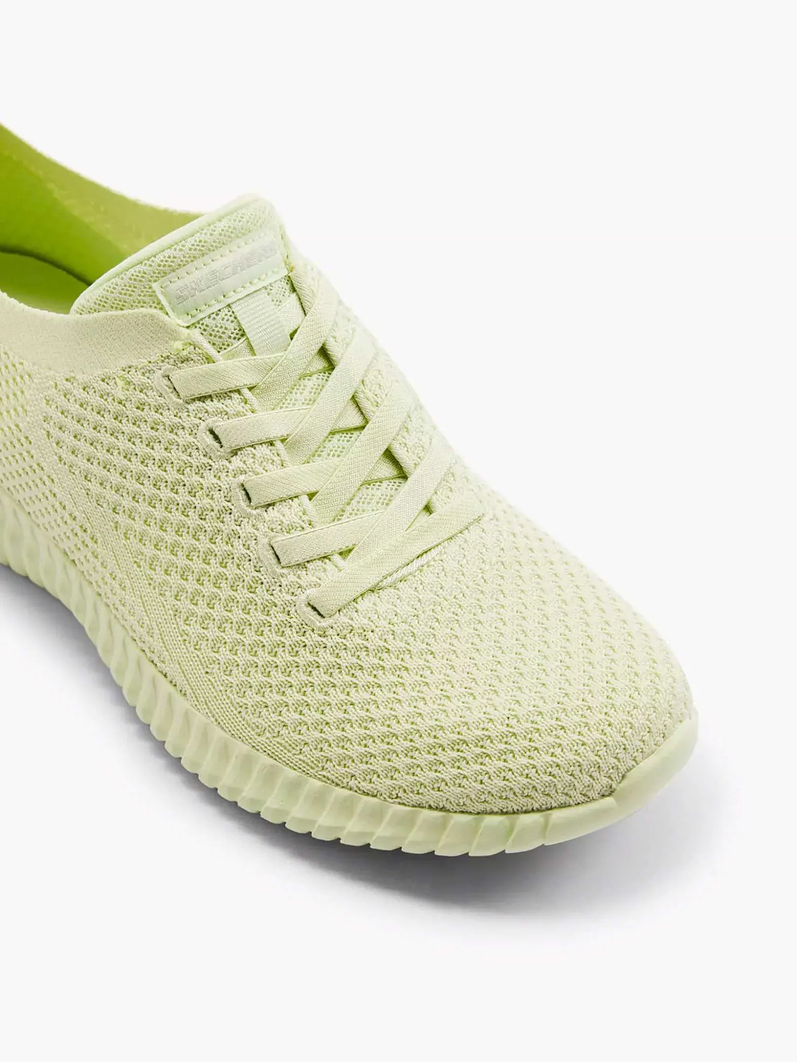 Skechers Mintgroene Social Muse - Bad Cutie-Dames Instappers