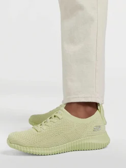 Skechers Mintgroene Social Muse - Bad Cutie-Dames Instappers