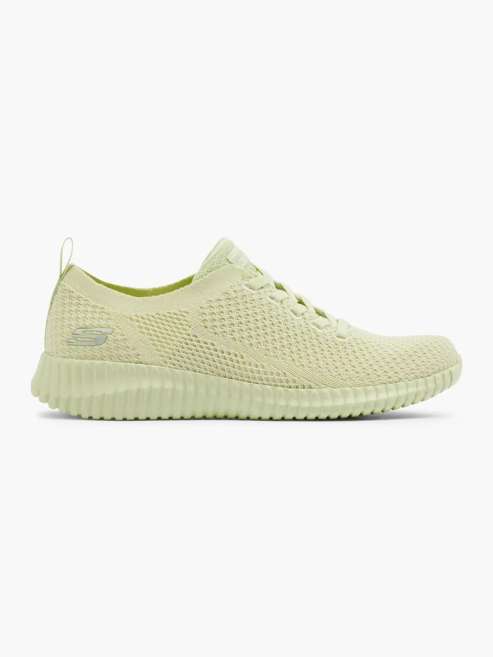 Skechers Mintgroene Social Muse - Bad Cutie-Dames Instappers