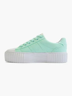FILA Mintkleurige Canvas Sneaker Platform-Dames Sneakers