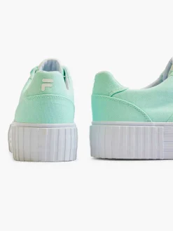 FILA Mintkleurige Canvas Sneaker Platform-Dames Sneakers
