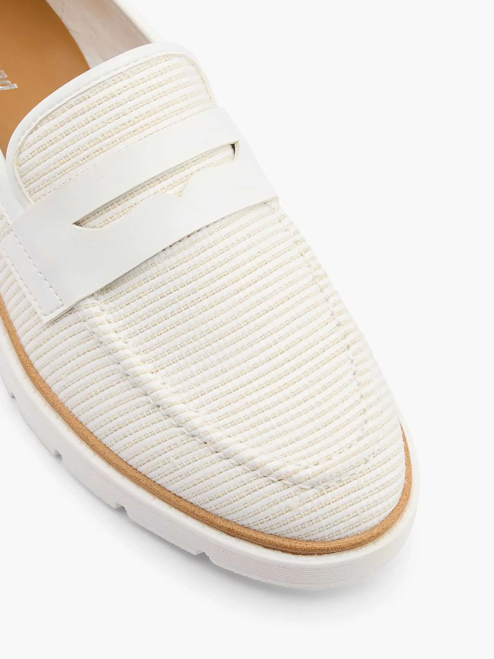 Graceland Off White Instapper-Dames Instappers