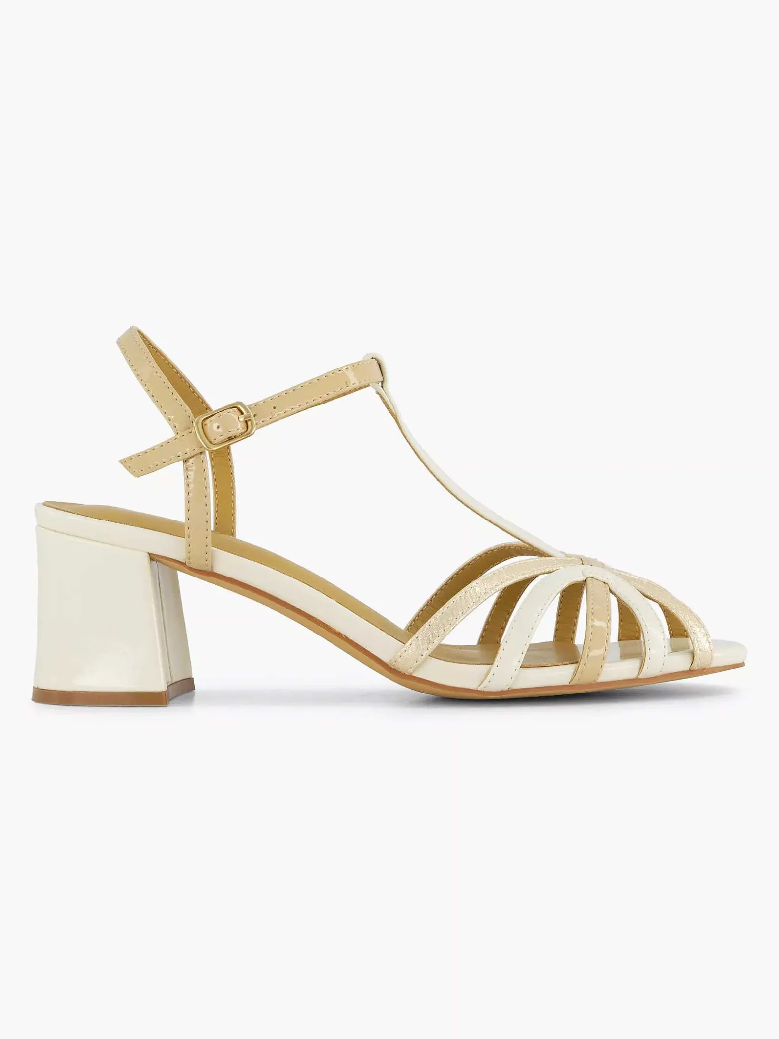 Graceland Off White Sandaal-Dames Sandalen