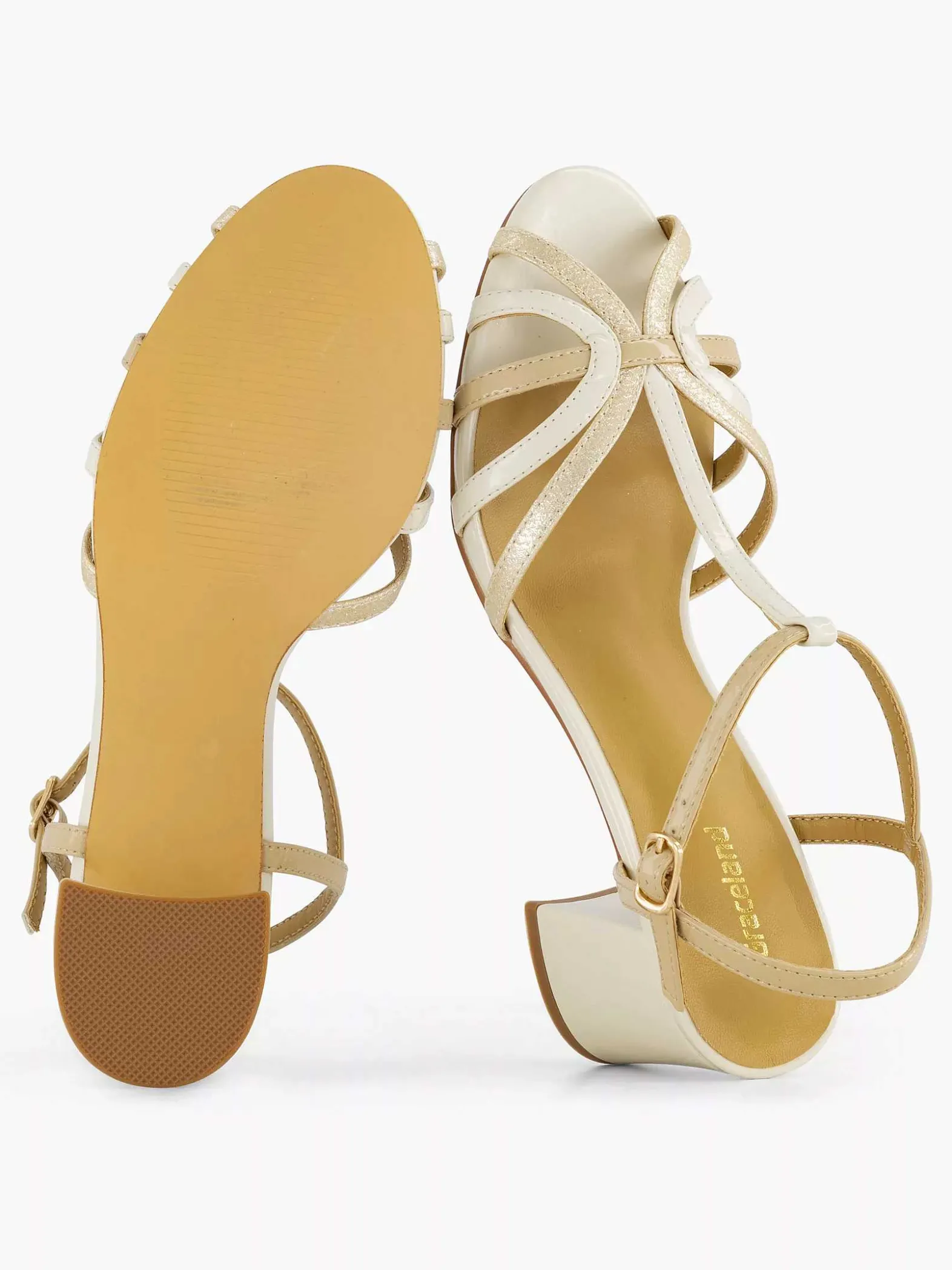 Graceland Off White Sandaal-Dames Sandalen