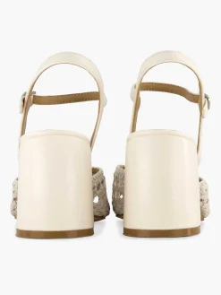 Graceland Off White Sandalette-Dames Sandalen