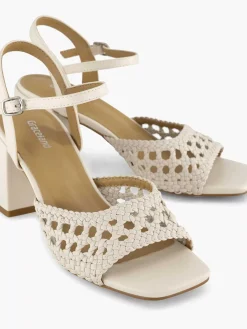 Graceland Off White Sandalette-Dames Sandalen