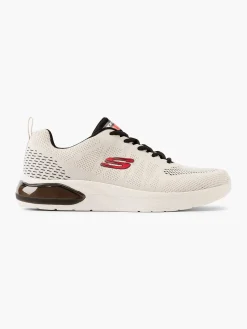 Skechers Off White Sneaker Memory Foam-Heren Sneakers