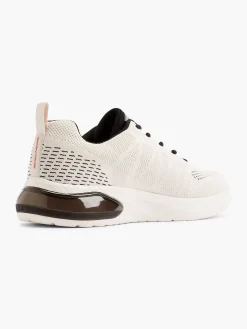 Skechers Off White Sneaker Memory Foam-Heren Sneakers