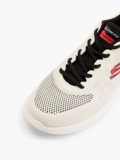 Skechers Off White Sneaker Memory Foam-Heren Sneakers