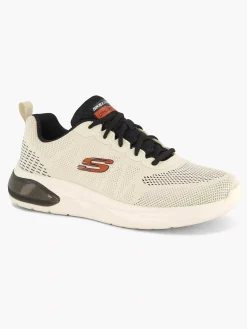 Skechers Off White Sneaker Memory Foam-Heren Sneakers