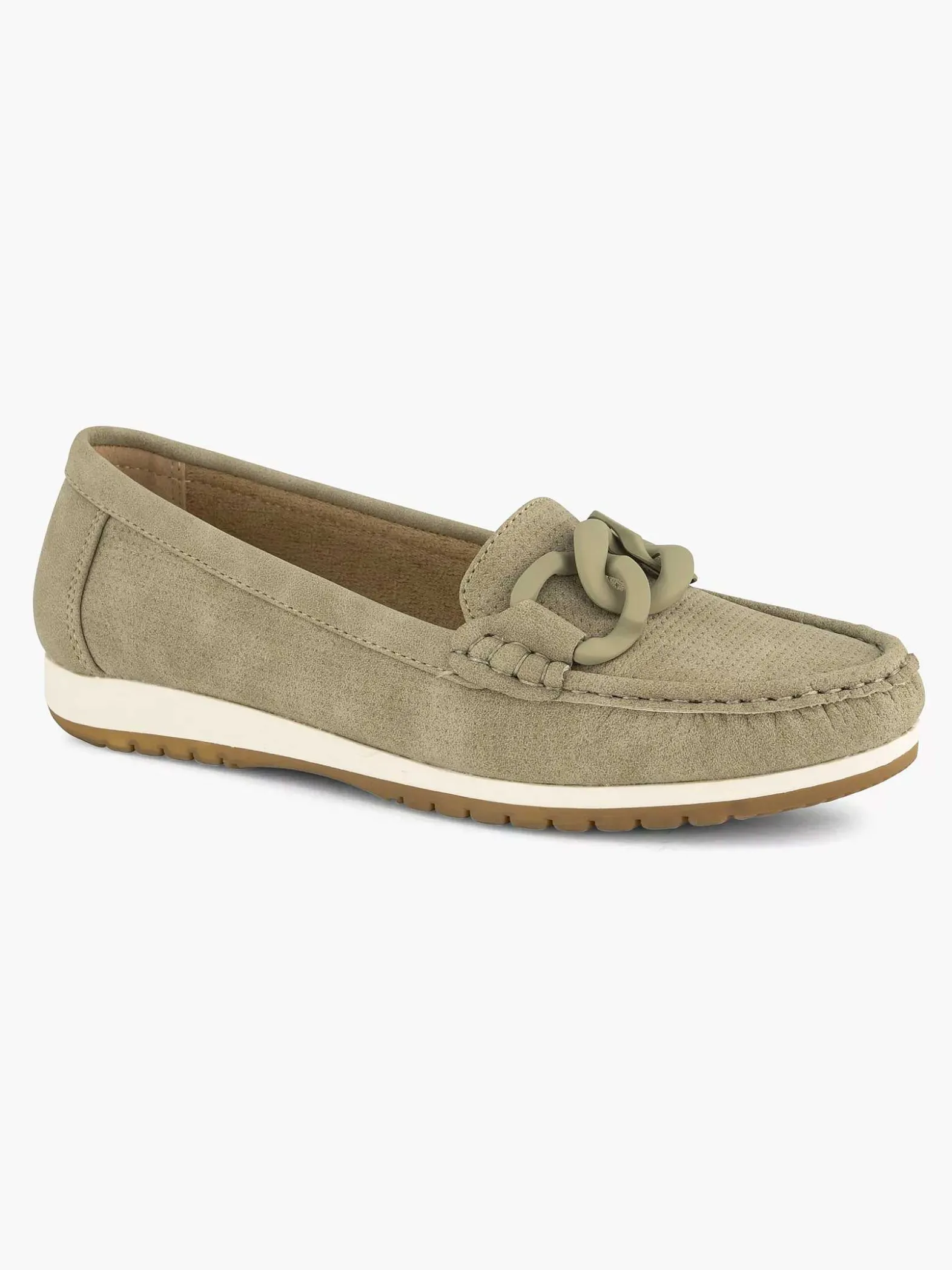 Easy Street Olijf Comfort Instapper-Dames Comfort Schoenen