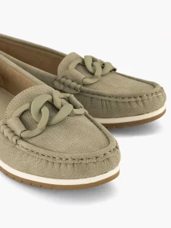 Easy Street Olijf Comfort Instapper-Dames Comfort Schoenen