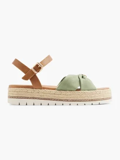 Esprit Olijf Platform Sandaal-Dames Sandalen