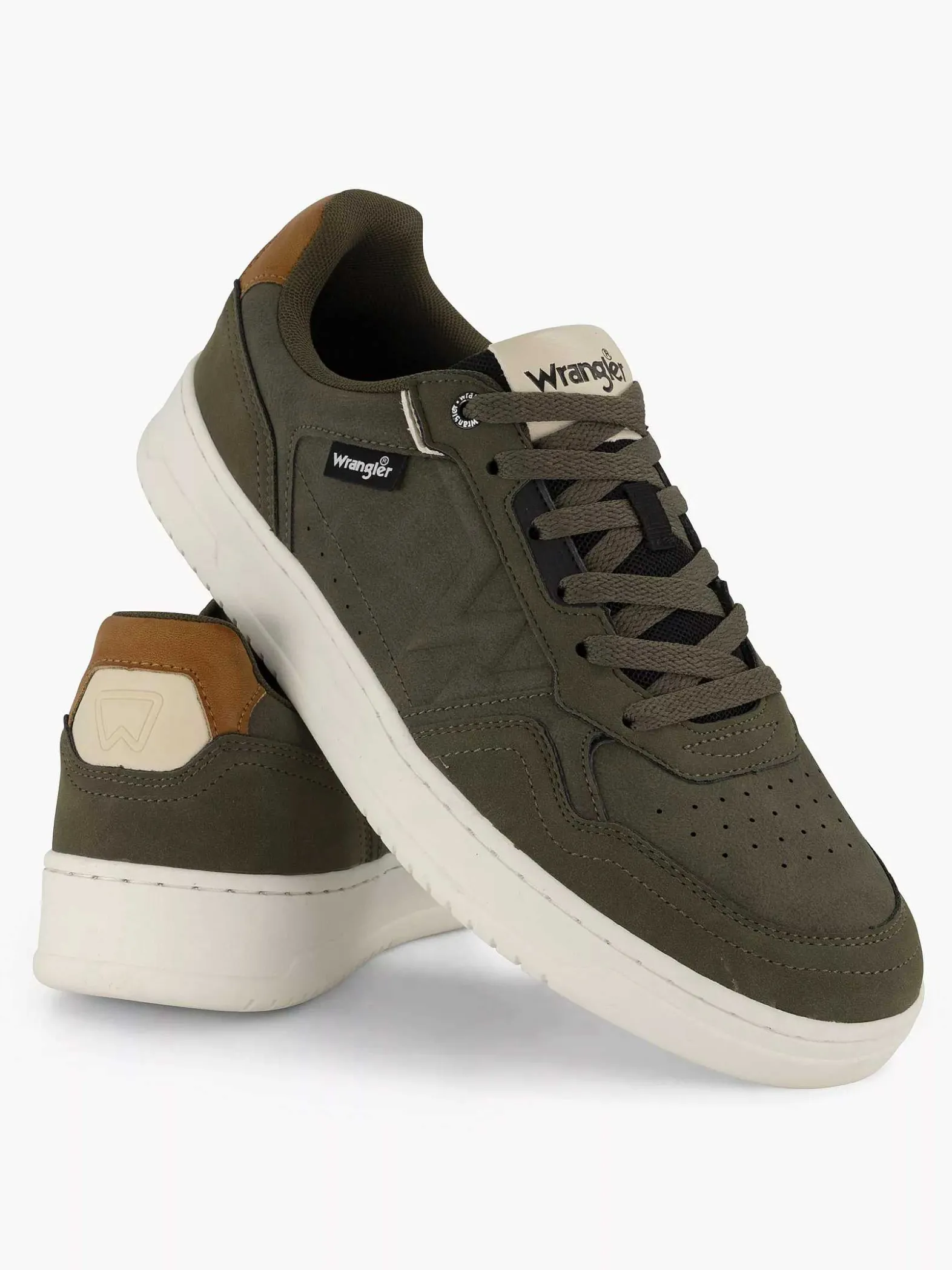 Wrangler Olijf Sneaker-Heren Sneakers
