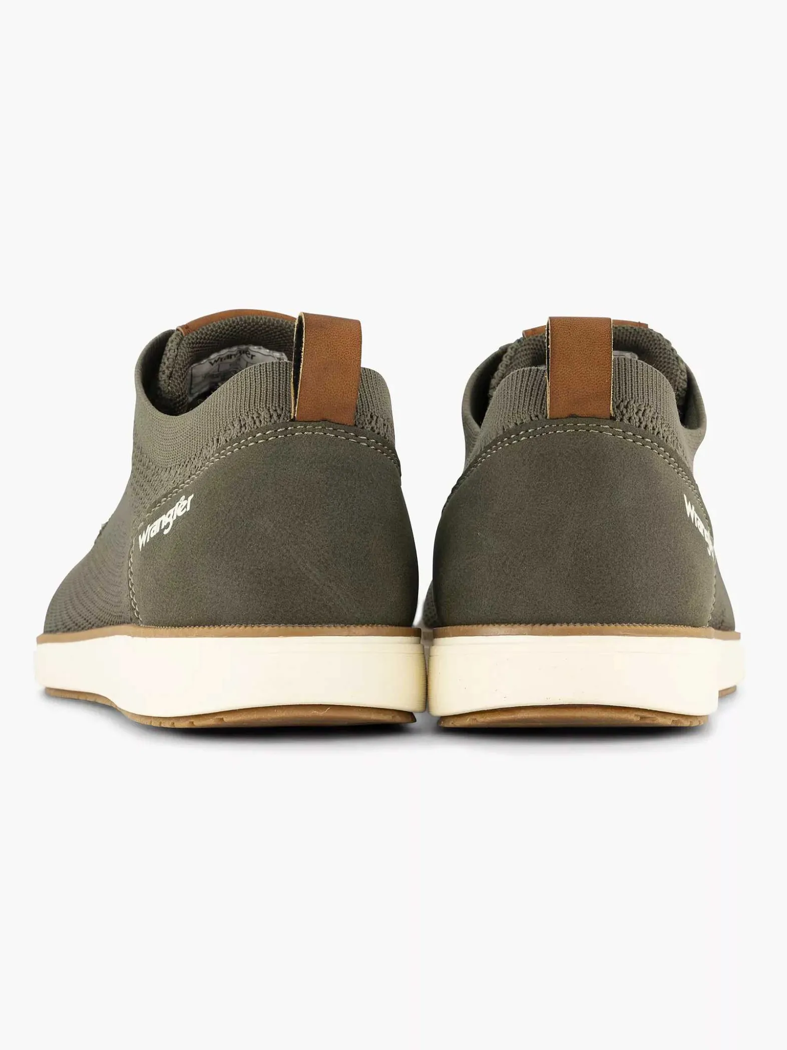 Wrangler Olijf Veterschoen-Heren Geklede Schoenen