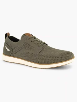Wrangler Olijf Veterschoen-Heren Geklede Schoenen
