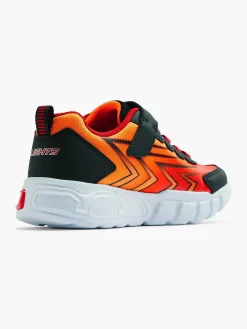 Skechers Oranje Sneaker Lichtjes-Kinderen Jongensschoenen