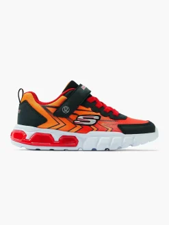 Skechers Oranje Sneaker Lichtjes-Kinderen Jongensschoenen