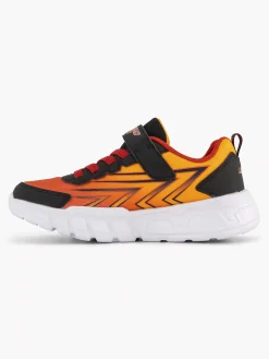 Skechers Oranje Sneaker Lichtjes-Kinderen Jongensschoenen
