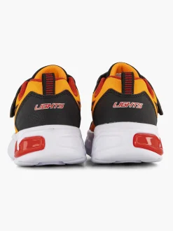 Skechers Oranje Sneaker Lichtjes-Kinderen Jongensschoenen