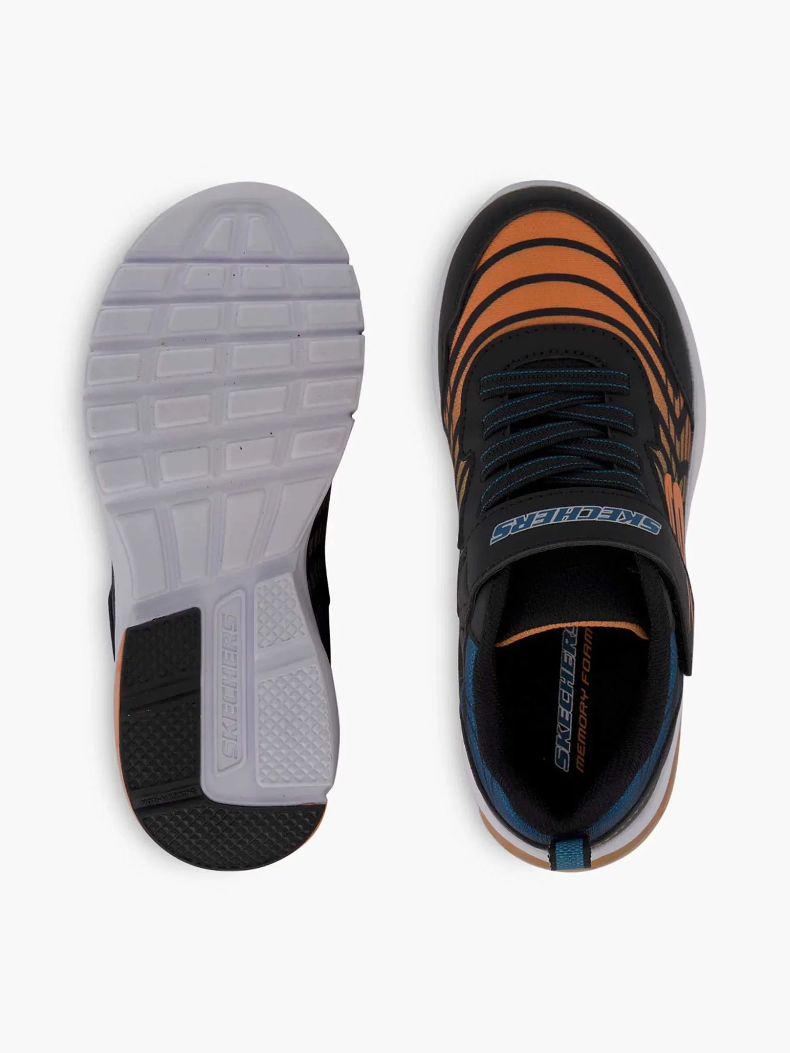 Skechers Oranje Stride Flex-Kinderen Jongensschoenen