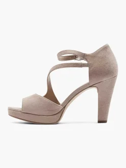 Graceland Oud Roze Sandalette-Dames Hoge Hakken
