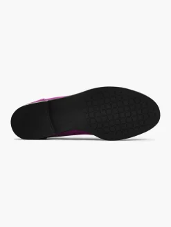 Graceland Paarse Loafer Sierketting-Dames Instappers