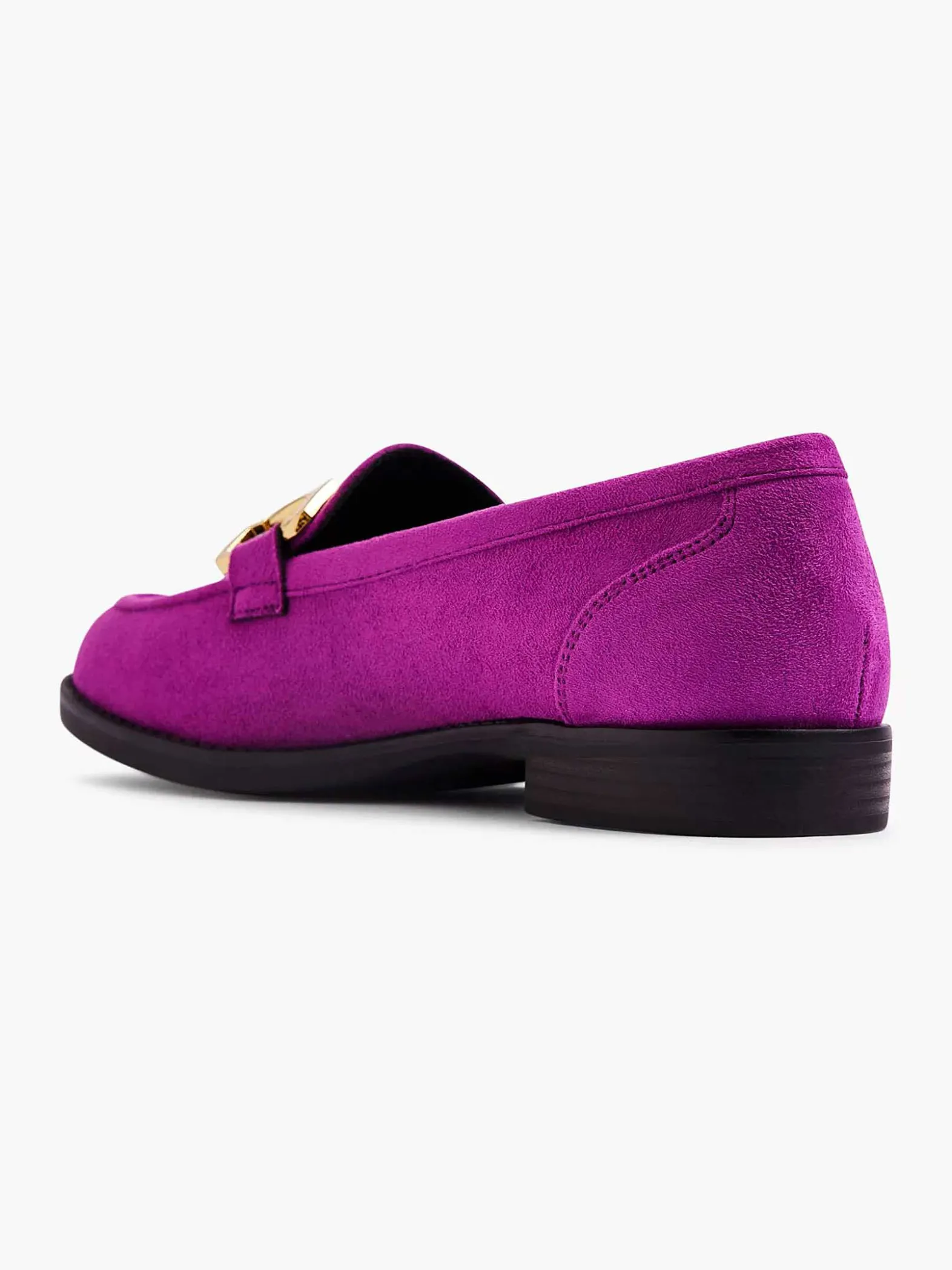 Graceland Paarse Loafer Sierketting-Dames Instappers
