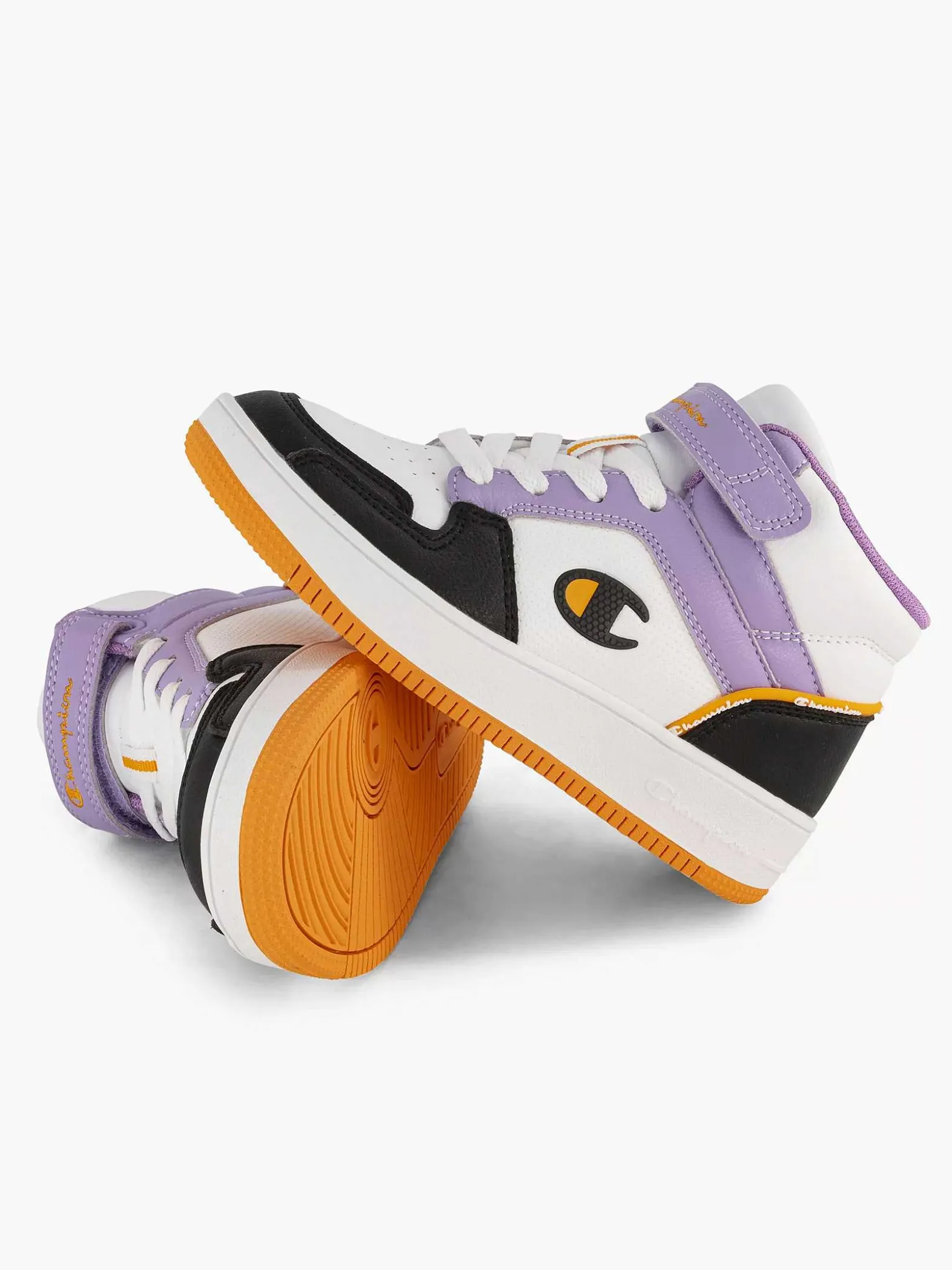 Champion Paarse Rebound 2.0 Mid G-Kinderen Jongensschoenen