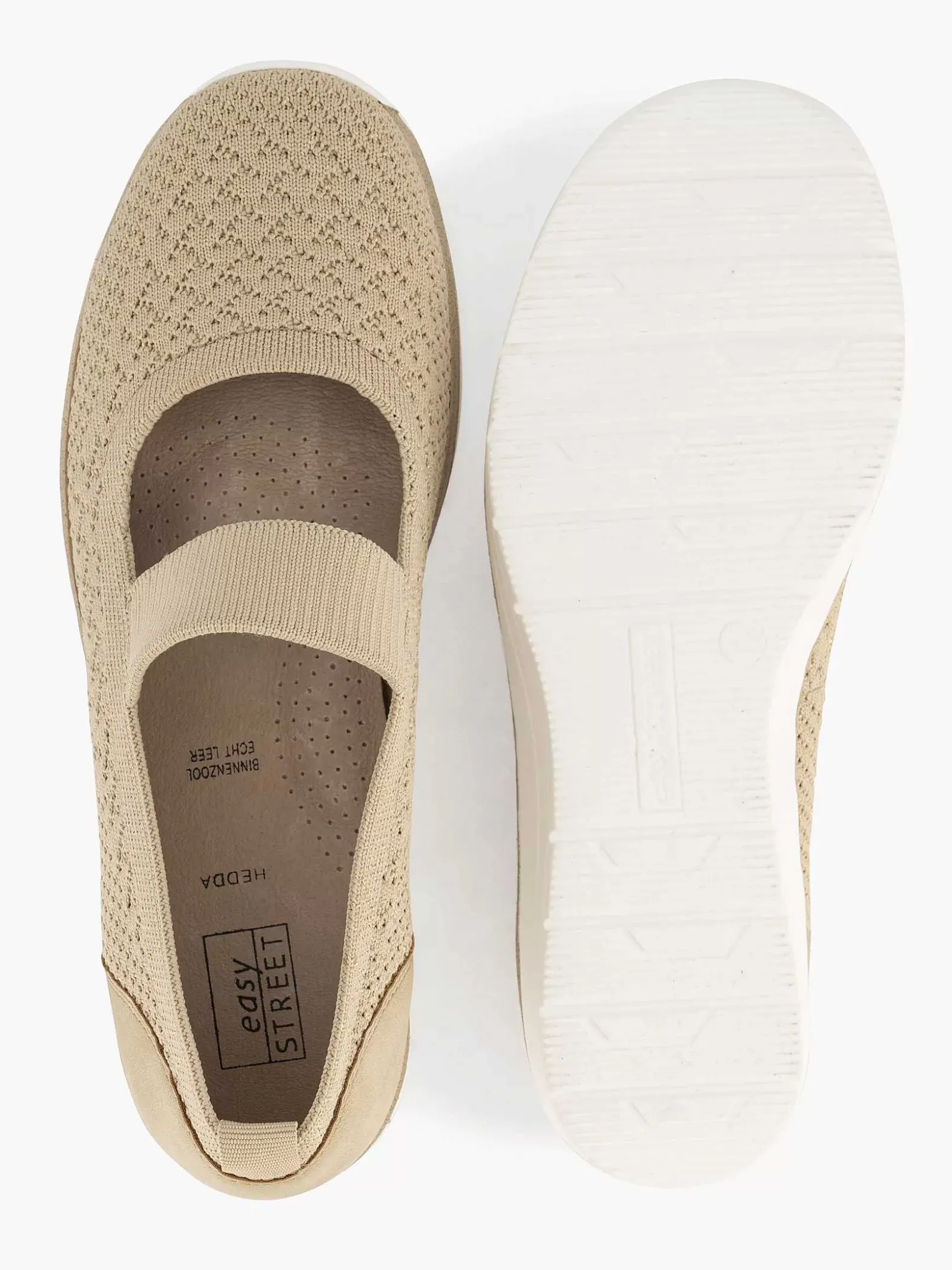 Easy Street Rosegouden Instapper-Dames Comfort Schoenen