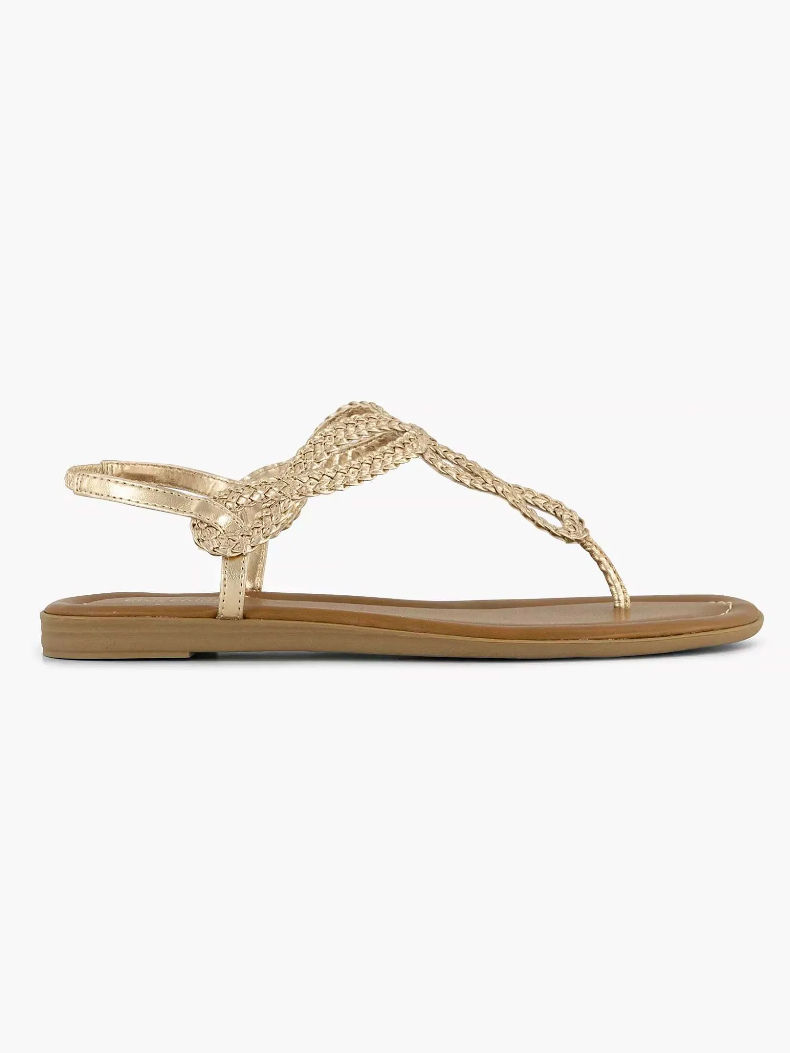 Graceland Rosegouden Sandaal-Dames Sandalen