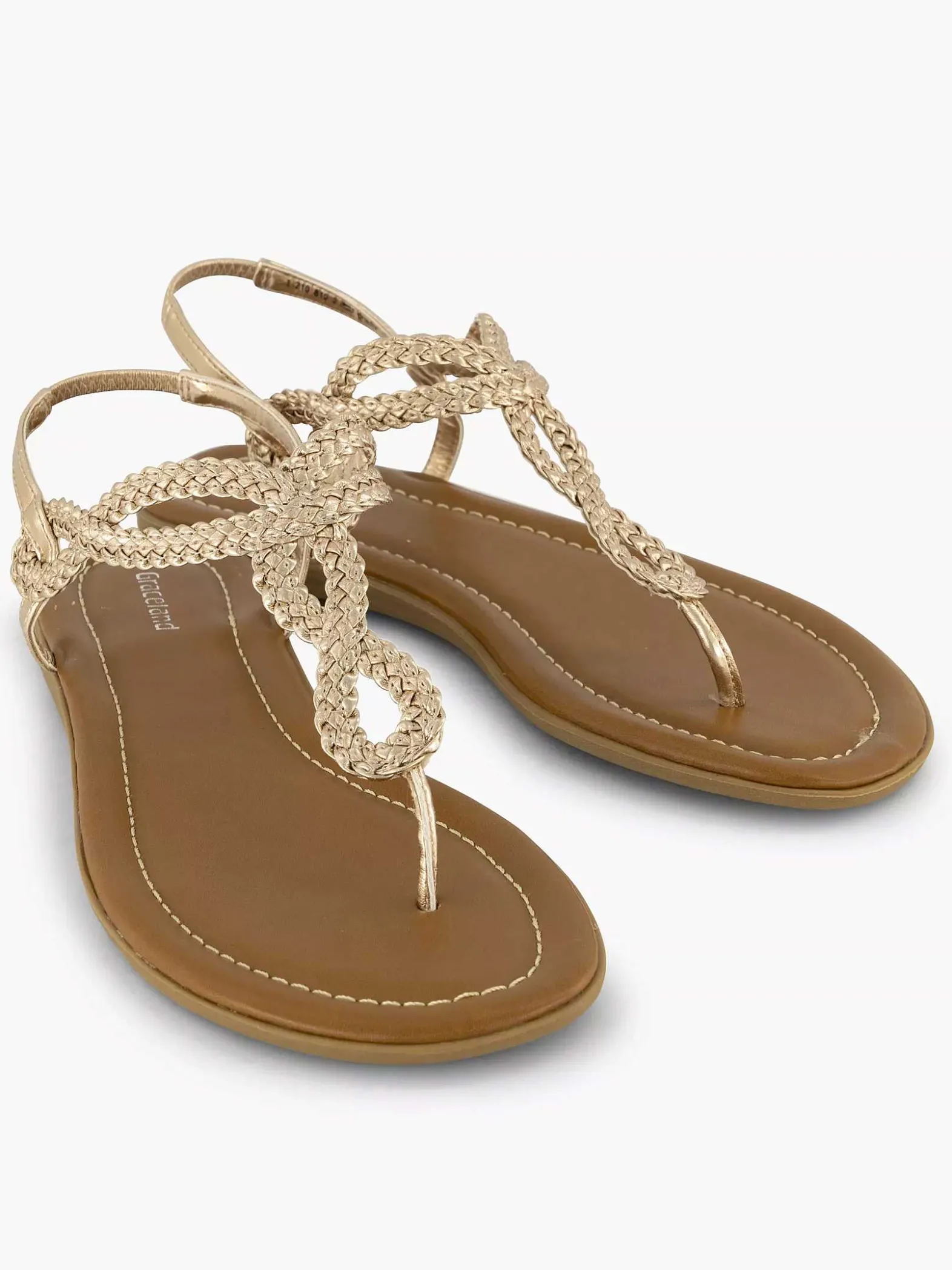 Graceland Rosegouden Sandaal-Dames Sandalen