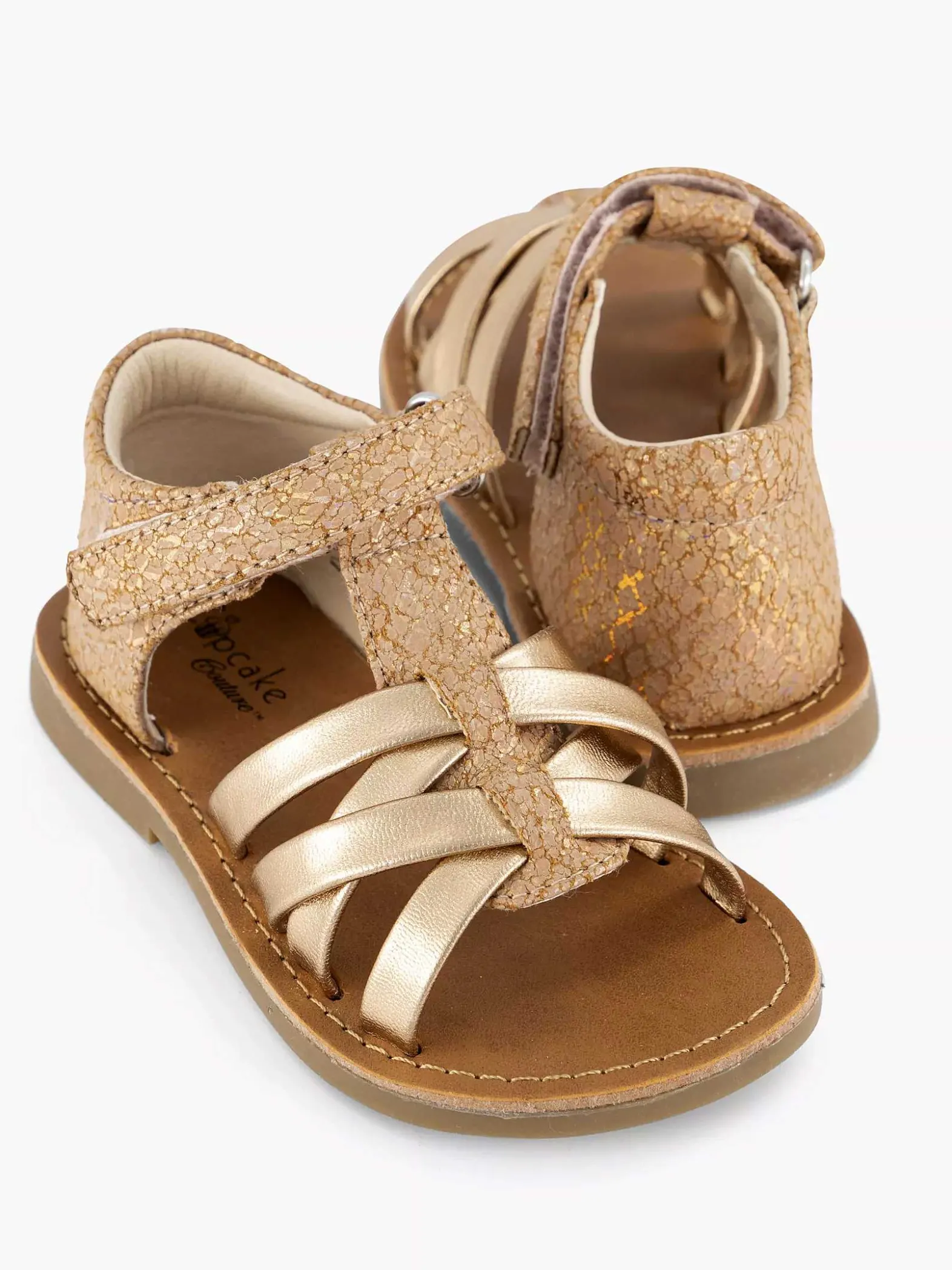 Cupcake Couture Rosegouden Sandaal Glitter-Kinderen Jongensschoenen