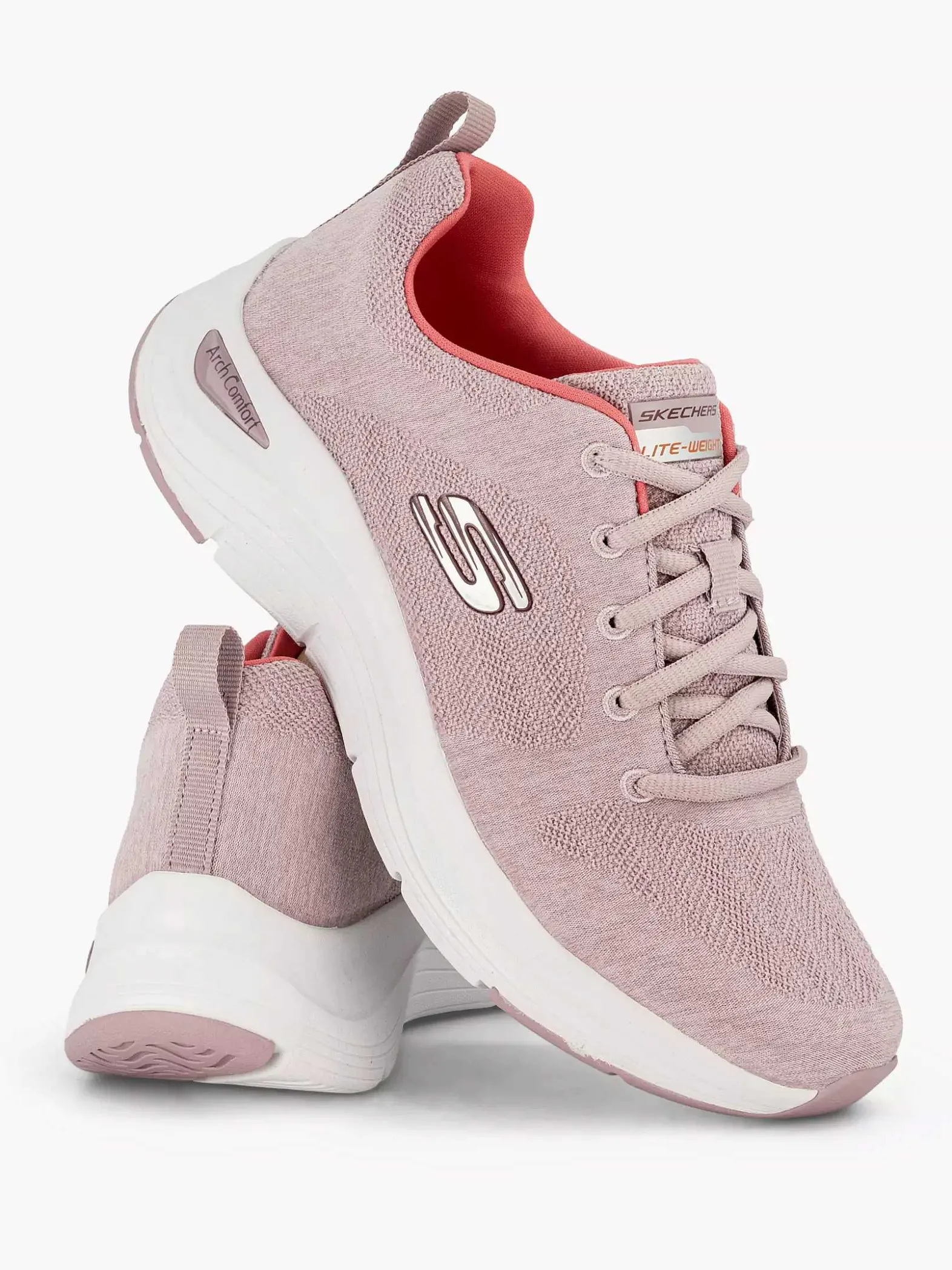 Skechers Roze Arch Comfort - Deep Breath-Dames Sneakers