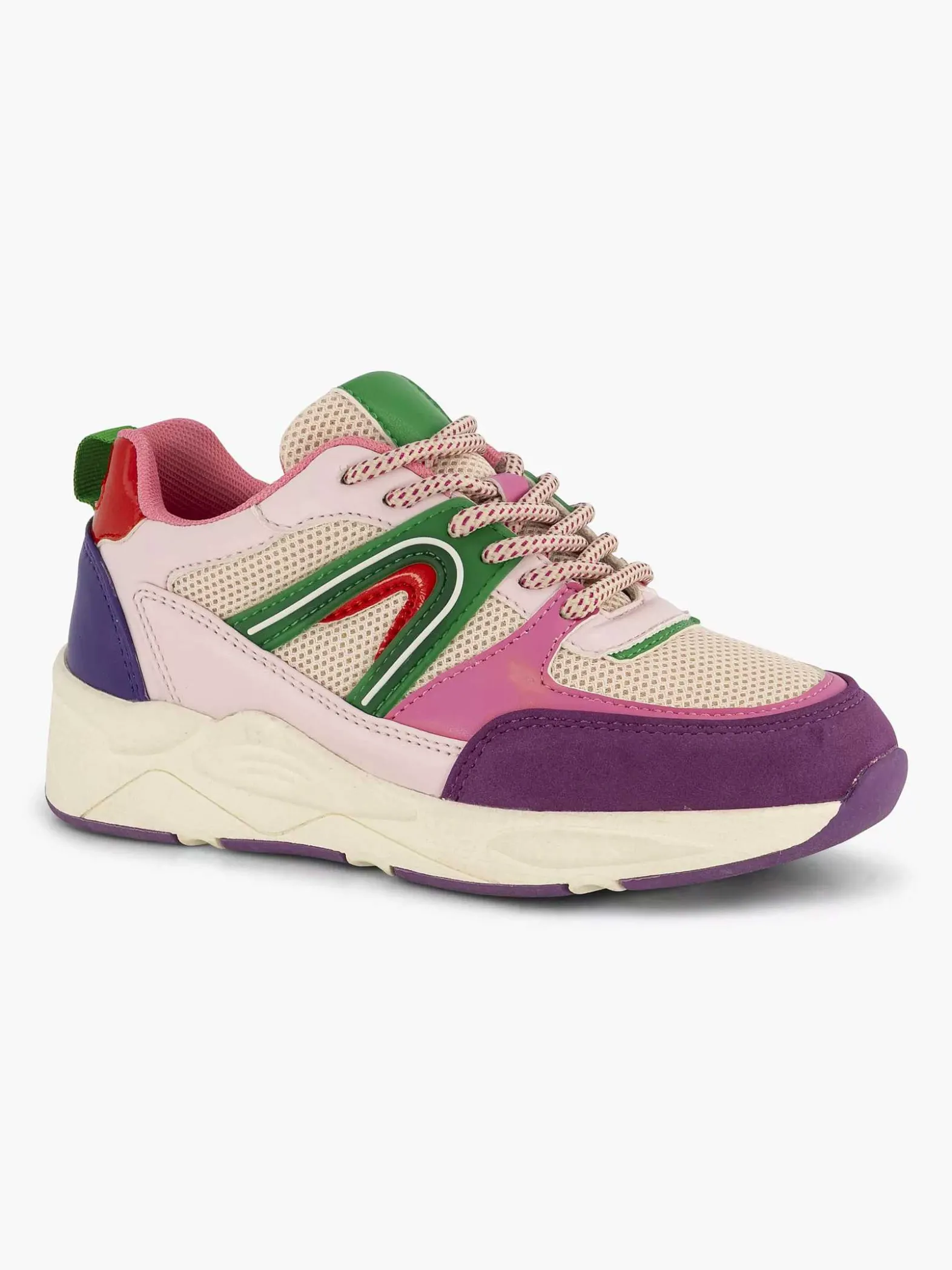 Oxmox Roze Chunky Sneaker-Kinderen Babyschoenen