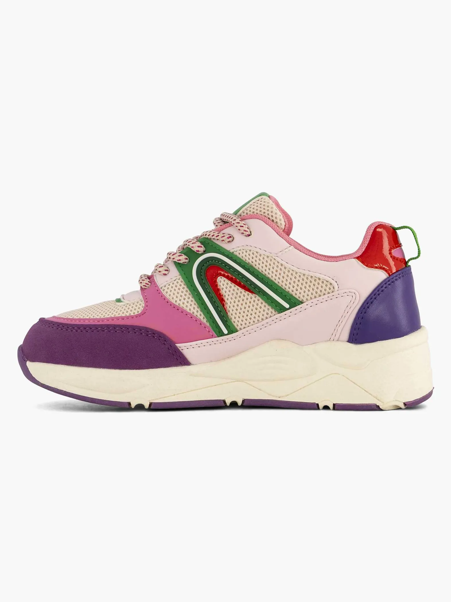 Oxmox Roze Chunky Sneaker-Kinderen Babyschoenen