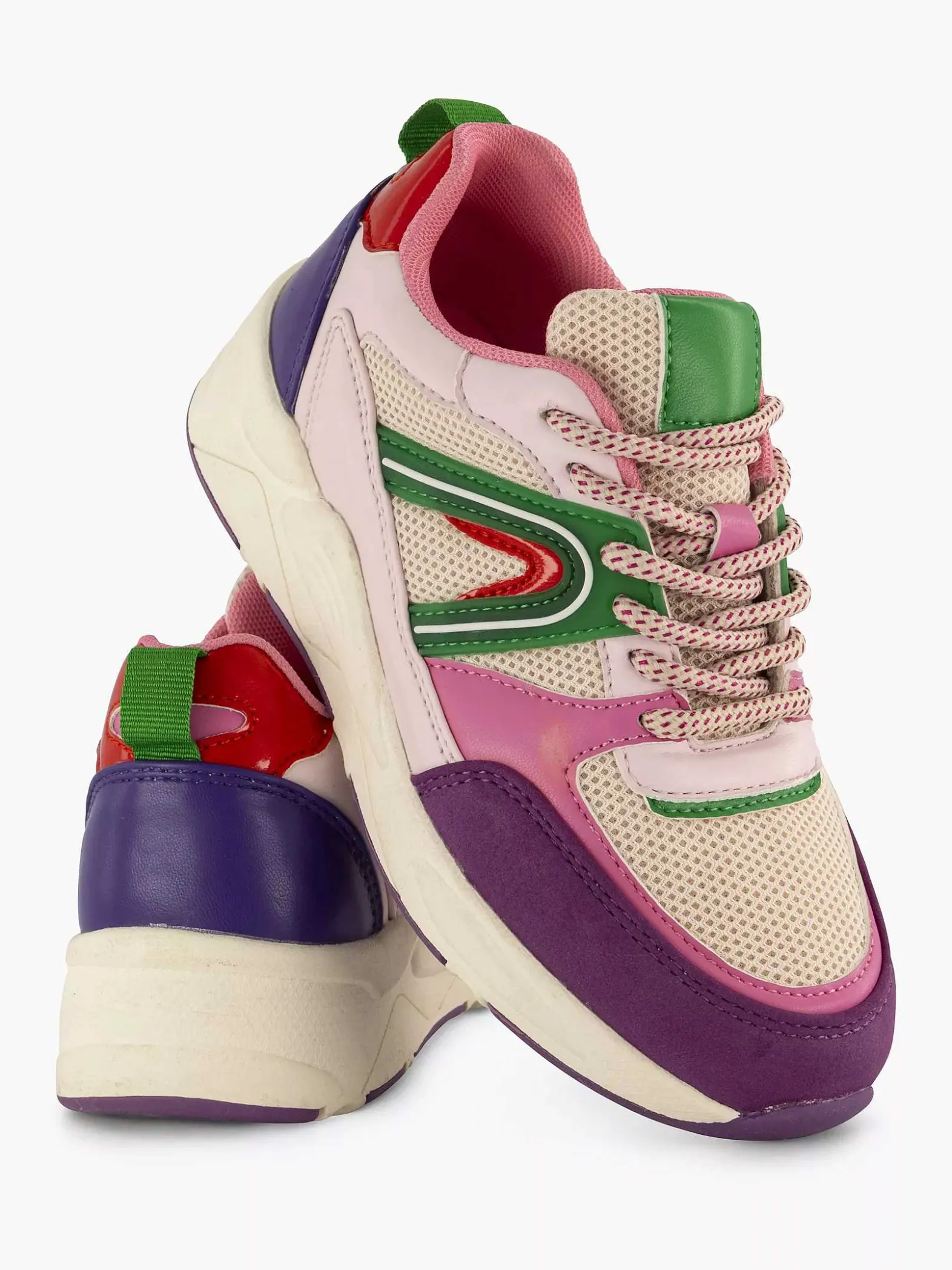 Oxmox Roze Chunky Sneaker-Kinderen Babyschoenen