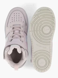 Nike Roze Court Borough Mid-Kinderen Jongensschoenen