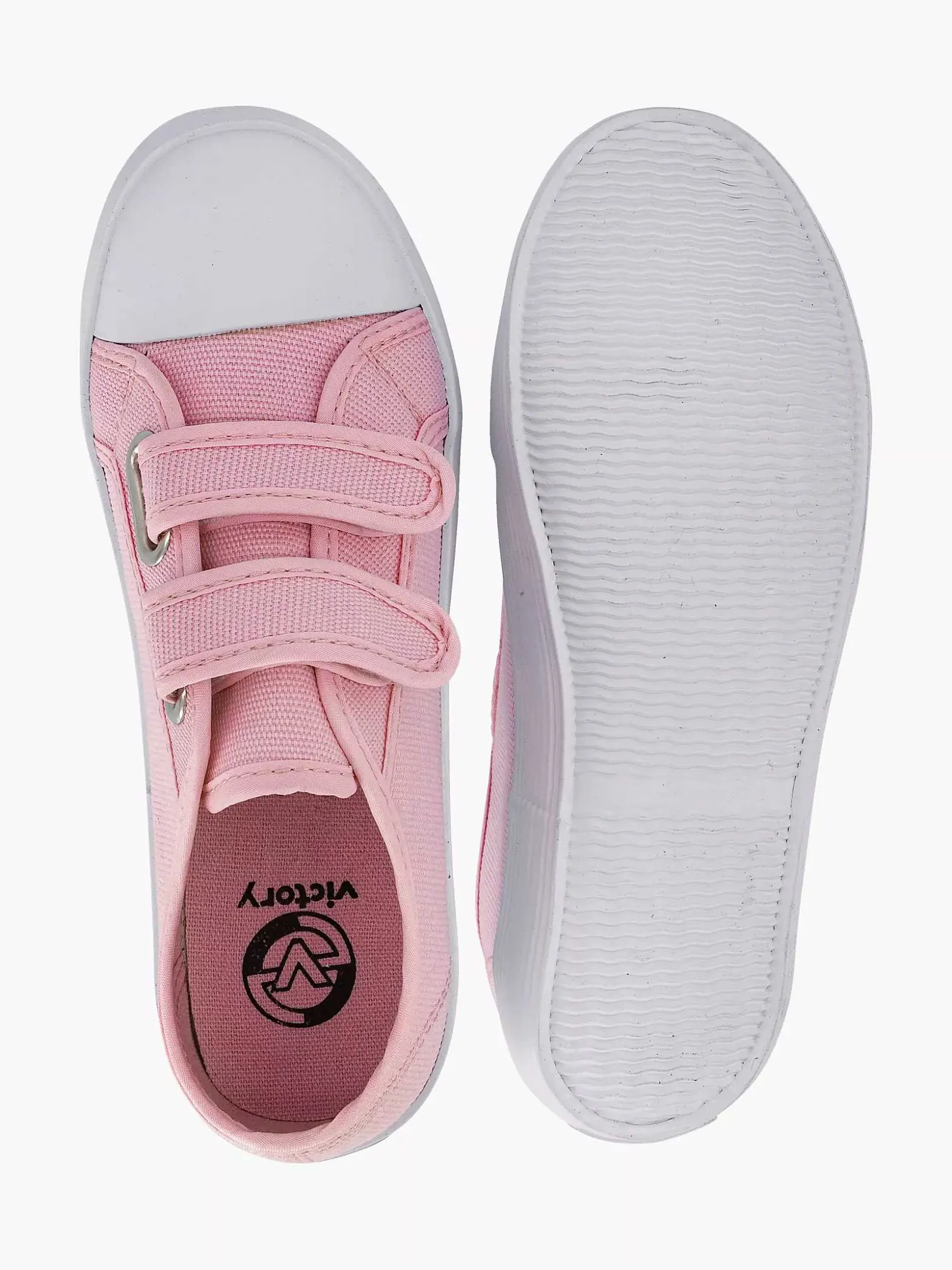 Vty Roze Gymschoen Klittenband-Kinderen Babyschoenen
