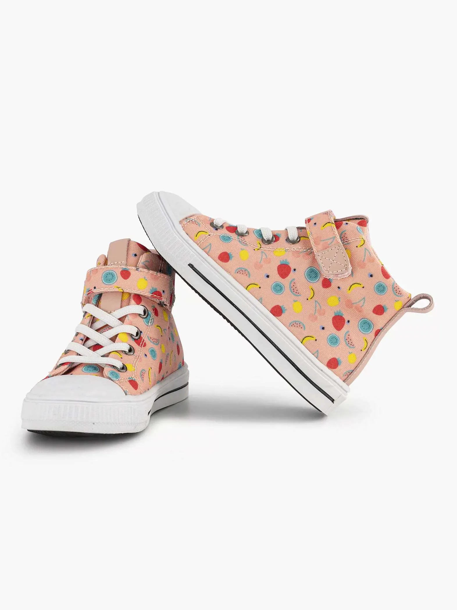 Graceland Roze Hoge Canvas Sneaker Fruit-Kinderen Jongensschoenen