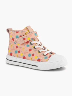Graceland Roze Hoge Canvas Sneaker Fruit-Kinderen Jongensschoenen