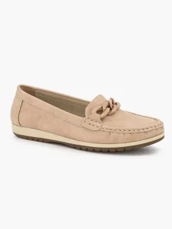 Easy Street Roze Instapper Sierketting-Dames Comfort Schoenen