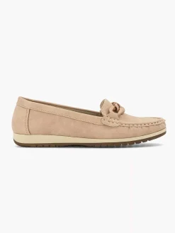 Easy Street Roze Instapper Sierketting-Dames Comfort Schoenen