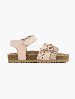 Limelight girl Roze Leren Sandal Klittenband-Kinderen Jongensschoenen