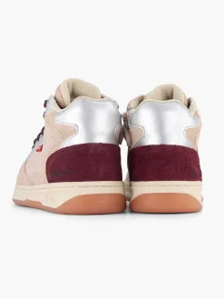 Kickers Roze Leren Sneaker-Kinderen Babyschoenen