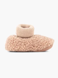 vanHaren Roze Pantoffel Teddy-Kinderen Jongensschoenen